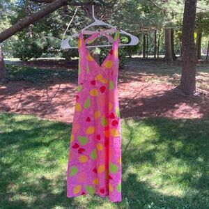 Lilly Pulitzer halter dress, multi color, size 6, good used condition